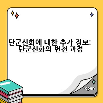 단군신화에 대한 추가 정보:  단군신화의 변천 과정