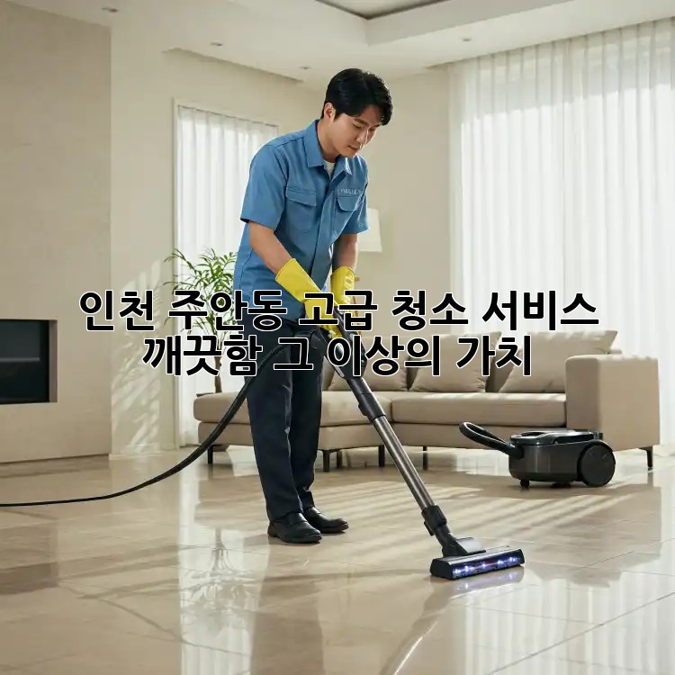 인천 주안동 고급 청소 서비스: 깨끗함 그 이상의 가치