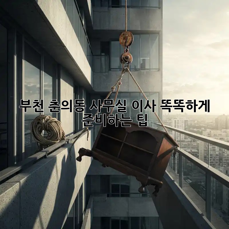 부천 춘의동 사무실 이사, 똑똑하게 준비하는 팁!