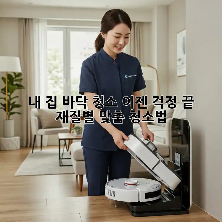 내 집 바닥 청소, 이젠 걱정 끝! 재질별 맞춤 청소법