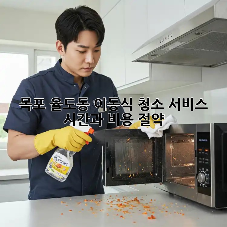 목포 율도동 이동식 청소 서비스: 시간과 비용 절약!
