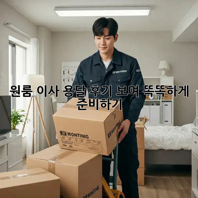 원룸 이사, 용달 후기 보며 똑똑하게 준비하기!