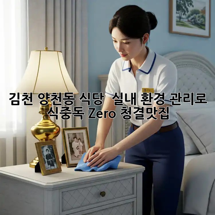 김천 양천동 식당 🌟 실내 환경 관리로 식중독 Zero! #청결맛집