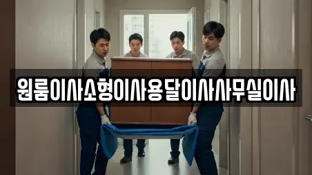 원룸이사소형이사용달이사사무실이사