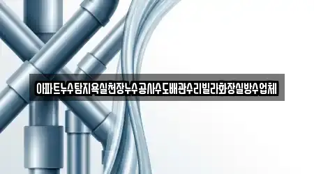 아파트누수탐지욕실천장누수공사수도배관수리빌라화장실방수업체