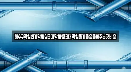 하수구막힘변기막힘싱크대막힘씽크대막힘뚫기뚫음뚫어주는곳비용