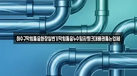 하수구막힘뚫음화장실변기막힘뚫음누수탐지씽크대배관뚫는업체