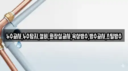 누수공사,누수탐지,설비,화장실공사,옥상방수,방수공사,스틸방수