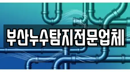 부산누수탐지전문업체