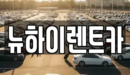 경상남도 창원시 성산구 남양동 렌트카 전문 뉴하이렌트카