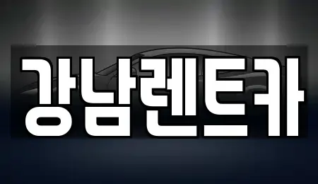 대전 유성구 원내동 렌트카 전문 강남렌트카